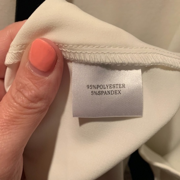 The Collective Sheath Dress in White with Black Large NWT - Picture 6 of 7